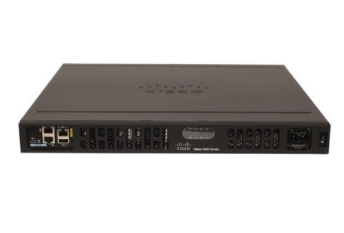 ISR4331-SEC/K9 Cisco 4000 Router 100Mbps-300Mbps Systemdoorvoer 3 WAN/LAN-poorten 2 SFP-poorten Multi-Core CPU
