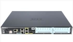 ISR4321-AXV/K9 50Mbps-100Mbps System Throughput 2 WAN/LAN-poorten 1 SFP-poort Multi-Core CPU 2 NIM Security Voice