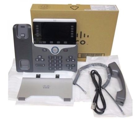 CP-8851-K9 Cisco 8800 IP-telefoon BYOD Widescreen VGA Bluetooth Hoogwaardige spraakcommunicatie