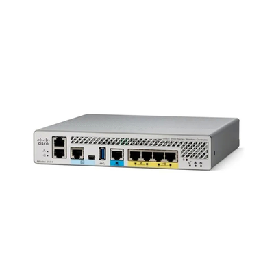 AIR-CT2504-5-K9 efficiënt versleutelde Cisco draadloze controller met 2 poorten en WPA2-versleuteling