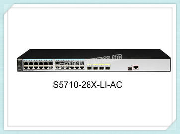 De havens van de Huaweischakelaar s5710-28x-Li-AC 24x10/100/1000Base-t Ethernet, 4x10 Gigabit SFP+