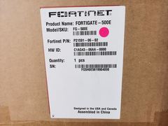 Fortinet FortiGate 500E FG-500E Netwerkbeveiligingsfirewall