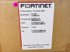 Fortinet FortiGate 600E FG-600E Netwerkbeveiligingsfirewall