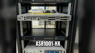ASR1001-HX 1RU Enterprise Edge Router, 60 Gbps bandbreedte, 4x10GE SFP+ + 8x1GE SFP + 4 configureerbare P