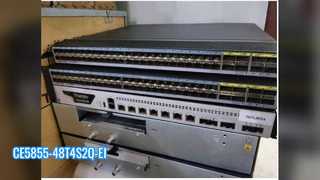 HW CE5855-48T4S2Q-EI Switch (48-poorts GE RJ45, 4-poorts 10G SFP+, 2-poorts 40G QSFP+, 2 * FAN Box, poortzijde Int