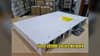 Cisco C9200L Switch: veilig zakelijk netwerken