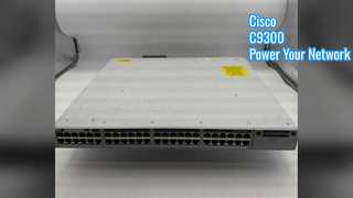 C9300-48P-E, Cisco Catalyst 9300 Switch, 48x1G PoE+/Modulaire uplinks/Netwerk Essentials