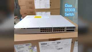 Cisco C9300L-24T-4G-E 9300-switch, alleen 24x1G koper/4x1G SFP/data
