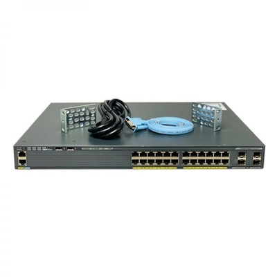 Katalysator 2960-x Ethernet-Netwerkschakelaar cisco2960-X 24 GigE PoE 370W 4 X 1G SFP