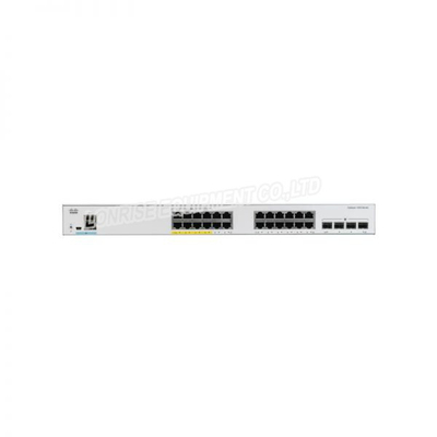 Cisco c1000-24t-4g-l 1000 Reeksen schakelt 24 x 10/100/1000 Ethernet-Havens 4 Opstraalverbindingen van x 1G SFP