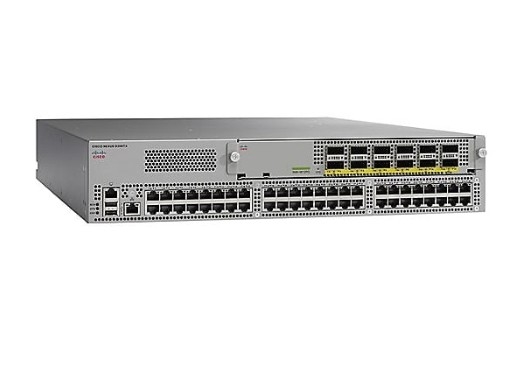 N9K-C9396TX - Cisco Nexus 9000 serie, Nexus 9300 met 48p 100M/1/10G-T en 8p 40G QSFP