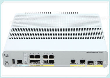 WS-C2960CX-8PC-L Cisco Ethernet Network Switch Cisco Catalyst 2960-CX 8 Port PoE LAN Base is uitgerust met 8 Gigabit Ethernet POE+ poorten met 2 x 1 Gigabit koper en 2 x 1 Gigabit SFP uplinks