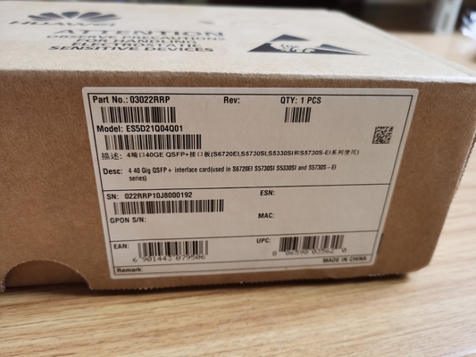 Huawei ES5D21Q04Q01 QSFP+ 40Gbps Interface Card voor de S6720EI-serie