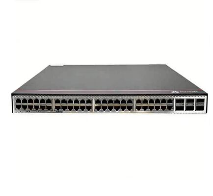 Huawei CloudEngine 6800 Switch CE6857E-48T6CQ-F met 48x10GE elektrische poorten en 6x100GE QSFP28 poorten, dubbele AC-voeding