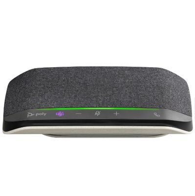 HP Poly Sync 10-M - Speakerphone handsfree - bedraad - USB-A, USB-C - zilver - Gecertificeerd voor Microsoft Teams
