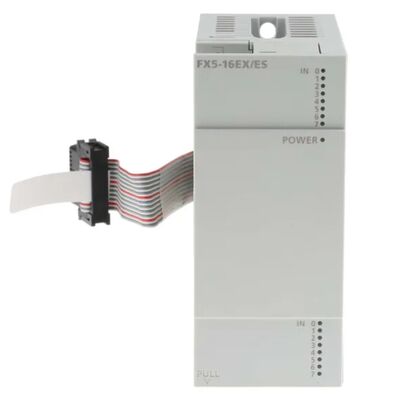 Mitsubishi FX5-16EX/ES 16-punts DC-invoermodule met wasbak/bron selecteerbaar voor MELSEC iQ-F DIN Rail Mount