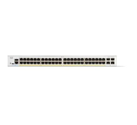 C1300-48FP-4G Layer 3 Managed PoE Switch, 48×10/100/1000 PoE+-poorten, 4×1G SFP Uplink, 740W PoE Budget