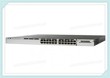 Cisco-Schakelaar de Havensip van ws-c3850-24p-e 24 * de 10/100/1000 Ethernet POE+ Dienst beheerde Stapelbare Schakelaarlaag 3
