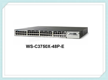 Het Netwerkschakelaar ws-c3750x-48p-e 48 van Cisco Enternet PoE Haven Professionele Hoge Scalability