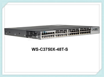 De Hoge snelheid van de het Netwerkschakelaar van CISCO ws-c3750x-48t-s Ethernet Één Jaargarantie