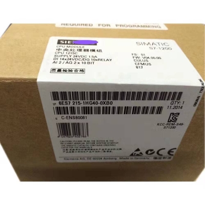 6ES7214-1HG40-0XB0 cpu-Module SIMATIC S7-1200 Nieuw in Doos met 1 Jaargarantie door DHL of Fedex