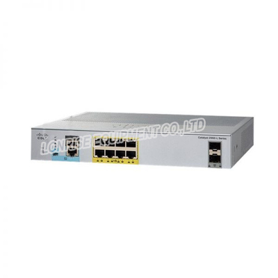 Cisco WS-C2960L-8PS-LL Catalyst 2960-L Switch 8-poorts GigE met PoE 2 x 1G SFP LAN Lite