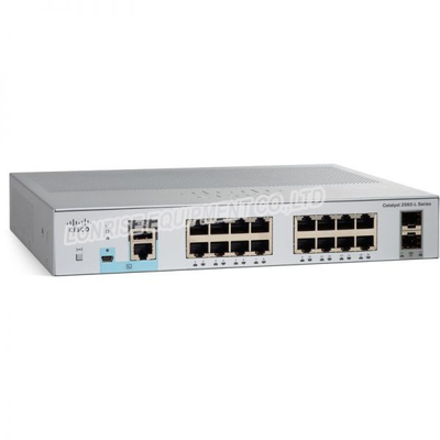 Cisco WS-C2960L-16TS-LL Katalysator 2960-L Switch 16 Poort GigE 2 X 1G SFP LAN Lite
