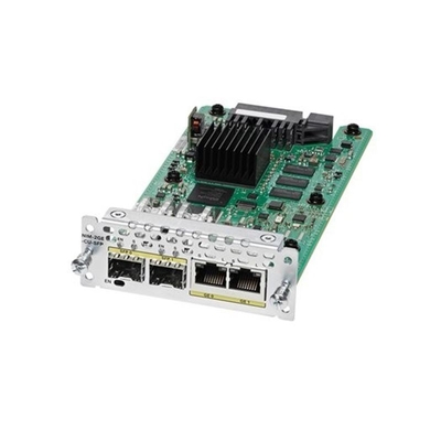 Cisco Ethernet WAN Netwerk uitbreiding Interface Module NIM-2GE-CU-SFP brengt high-density Small Form-Factor Pluggable (SFP)
