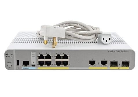 WS-C2960CX-8TC-L 8 Gigabit Ethernet-poorten 2 1G SFP en 2 1G Copper Uplinks Enhanced Limited