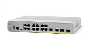 WS-C3560CX-12PC-S 12-poort Compact Switch Layer 3 POE- 12 X 10/100/1000 Ethernet-poorten 2 SFP&amp;2GE Uplinks- Data IP Base