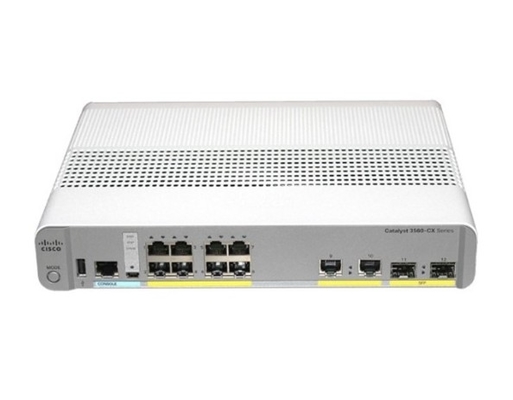 WS-C3560CX-8PC-S 8 - Port Compact Switch Layer 3 POE- 8 X 10/100/1000 Ethernet-poorten