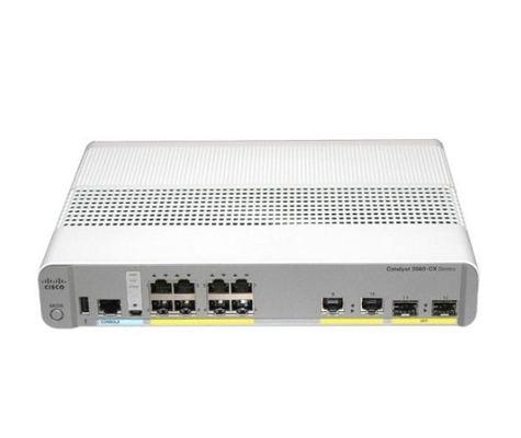 WS-C3560CX-8TC-S 8-poort Compact Switch Layer 3 - 8 X 10/100/1000 Ethernet-poorten 2 SFP&amp;2GE Uplinks- Data IP Base