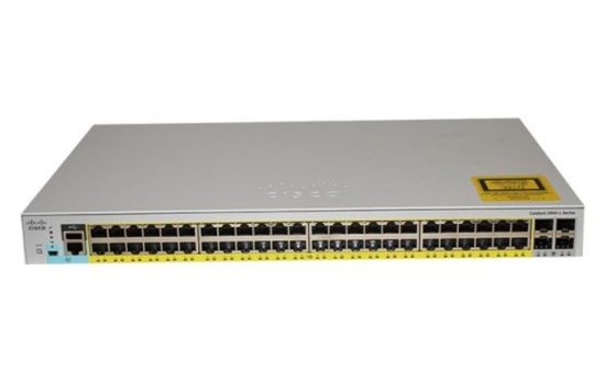 WS-C2960L-48PS-LL Catalyst 2960-L Switch 48 Port GigE met PoE 4 X 1G SFP LAN Lite (Azië-Pacific onderdeelnummer: WS-C2960