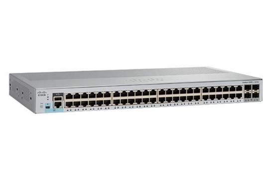 WS-C2960L-48TS-LL Catalyst 2960-L Switch 48 Port GigE 4 X 1G SFP LAN Lite (Azië-Pacific P/N: WS-C2960L-48TS-AP)