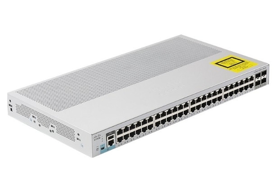 WS-C2960L-48TS-LL Catalyst 2960-L Switch 48 Port GigE 4 X 1G SFP LAN Lite (Azië-Pacific P/N: WS-C2960L-48TS-AP)