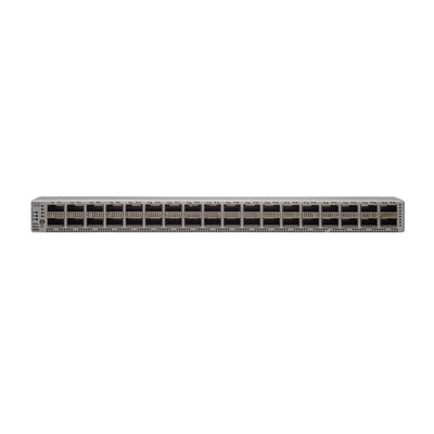 Cisco N9K-C9236C Nexus 9200 met 36p 40G 100G QSFP28 poortzijde uitlaat luchtstroom dubbele voeding