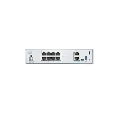 FPR1010-NGFW-K9 Cisco Secure Firewall Firepower 1010 Appliance met FTD-software, 8-Gigabit Ethernet (GbE) -poorten