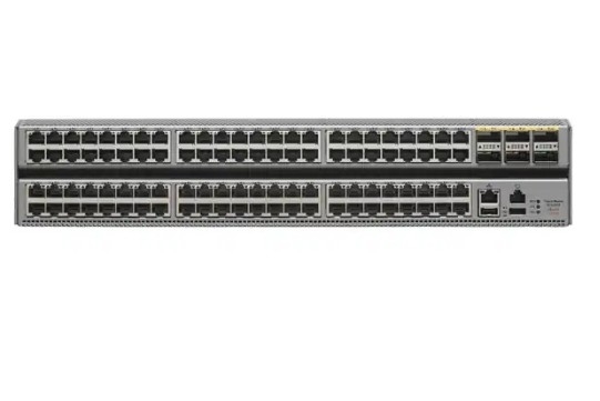 N9K-C93120TX Cisco Nexus 9000 Series Switch Nexus 9300 met 96p 100M/1/10G-T en 6p 40G QSFP is de Nexus 9300 met 96p 100M/1/10G-T en 6p 40G QSFP