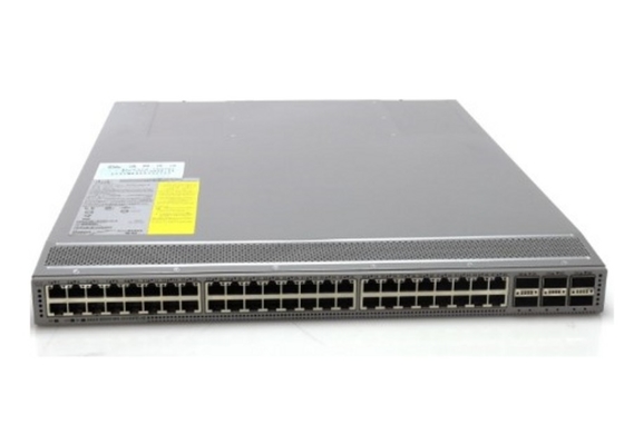 N9K-C93108TC-FX Cisco Nexus 9000 Series Switch Nexus 9300 met 48p 10G BASE-T en 6p 40G/100G QSFP28, MACsec