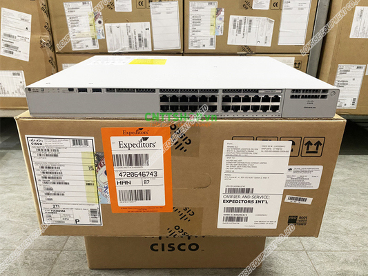 C9200-24T-E nieuwe verzegelde Cisco 9200 Series 24 Ports POE Ethernet Switch C9200-24T-E In voorraad