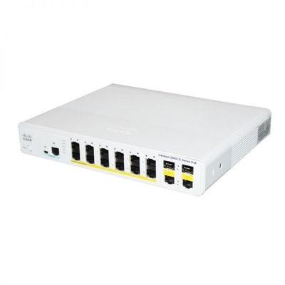 WS C2960C 12PC L-katalysator 2960 C-serie FE-schakelaar 12 FE PoE 2 x dubbele uplink
