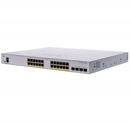 C1000-24FP-4X-L Cisco Catalyst 1000 Schakelaars 24x 10/100/1000 Ethernet PoE+-poorten en 370W PoE-budget 4x 10G SFP+