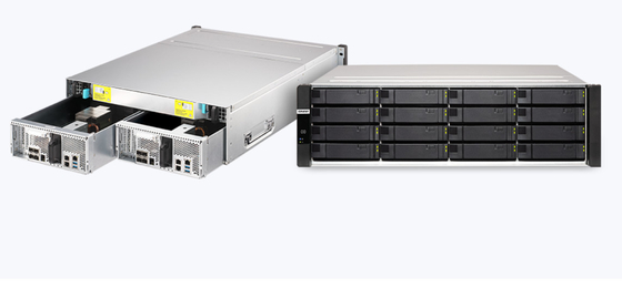 QNAP ES1686dc rackserver Enterprise ZFS NAS beschikt over Intel® Xeon® D-processors