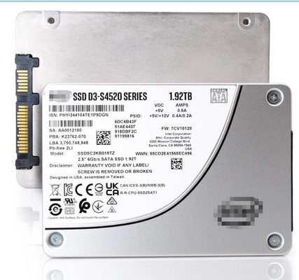 SSDSC2KB038TZ01 Intel D3-S4520 3.84 TB Solid State Drive - 2,5" Intern - SATA (SATA/600)