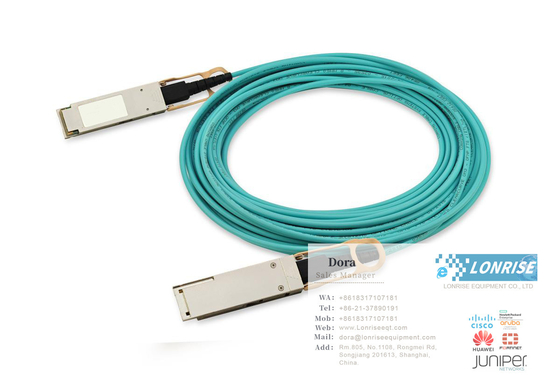 AOC-kabels 02311KNQ QSFP-100G-AOC-10M Actieve optische kabel QSFP28 100G (850nm 10m AOC) klaar voor gebruik