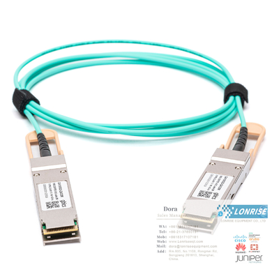 AOC-kabels 02311KNQ QSFP-100G-AOC-10M Actieve optische kabel QSFP28 100G (850nm 10m AOC) klaar voor gebruik