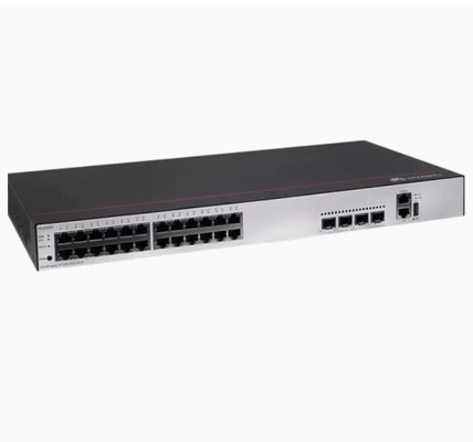 S1730S-S24P4S-A Huawei S1730S-S24P4S-A (24 10/100/1000BASE-T Ethernet-poorten 4 Gigabit SFP PoE+, wisselstroomvoorziening