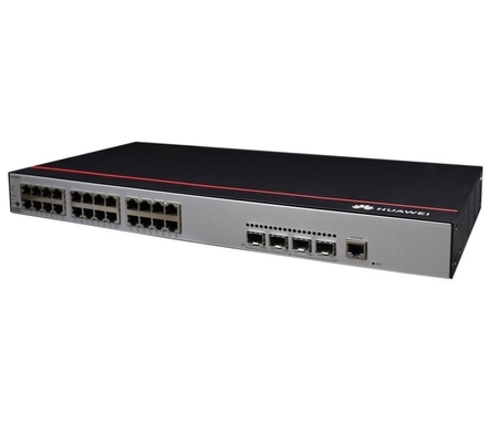 S1730S-S24P4S-A1 Huawei S1730S-S24P4S-A (24 10/100/1000BASE-T Ethernet-poorten 4 Gigabit SFP, PoE+, wisselstroomvoorziening)