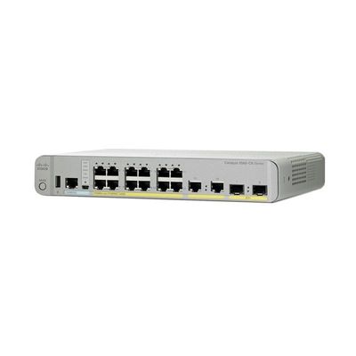 Cisco Catalyst 3560 CX 12-poorts PoE+ Managed Switch met ventilatorloos ontwerp en 2 x 10G SFP+ Uplinks