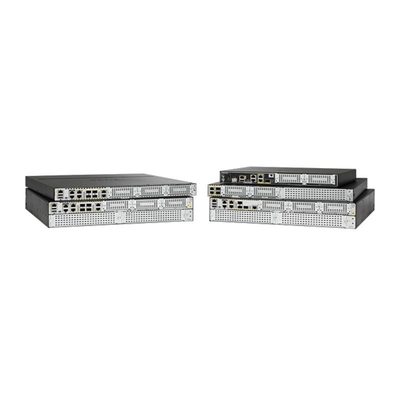 ISR4461 K9 Cisco Router ISR 4461 met 4 ingebouwde GE 3 NIM ISC slot 3 SM slots 8 GB Flash Memory standaard